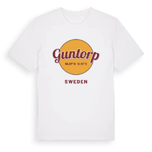 Guntorp cirkel t-shirt – ekologisk bomull t-shirt från Pinshirt