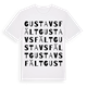 Gustavsfält ordlek t-shirt