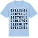 Blue Soul t-shirt med Gyllebolet ordlek t-shirt