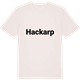 Vintage White t-shirt med Hackarp fetstil t-shirt