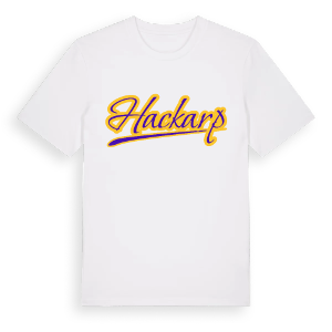 Hackarp baseball t-shirt – ekologisk bomull t-shirt från Pinshirt