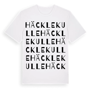 Häcklekulle ordlek t-shirt – ekologisk bomull t-shirt från Pinshirt