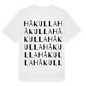 Håkulla ordlek t-shirt – ekologisk bomull t-shirt från Pinshirt