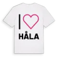 Jag älskar Håla t-shirt stort tryck