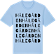 Blue Soul t-shirt med Hålegården ordlek t-shirt