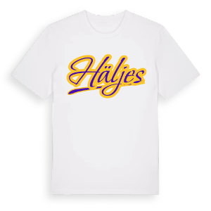 Häljes baseball t-shirt – ekologisk bomull t-shirt från Pinshirt