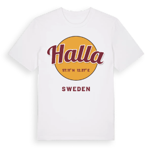 Halla cirkel t-shirt – ekologisk bomull t-shirt från Pinshirt