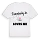Någon i Halla älskar mig t-shirt