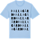 Blue Soul t-shirt med Hallagård ordlek t-shirt