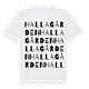 Hallagården ordlek t-shirt