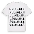Hallägra ordlek t-shirt