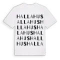 Hallahus ordlek t-shirt