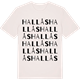 Vintage White t-shirt med Hallås ordlek t-shirt