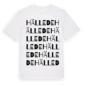 Hällede ordlek t-shirt – ekologisk bomull t-shirt från Pinshirt