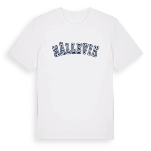 Hällevik college t-shirt – ekologisk bomull t-shirt från Pinshirt