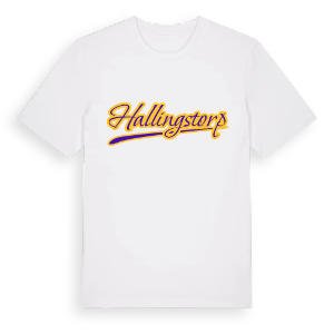 Hallingstorp baseball t-shirt – ekologisk bomull t-shirt från Pinshirt