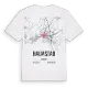 Halmstad karta t-shirt