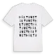 Håltuvet ordlek t-shirt