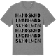 Mid Heather Gray t-shirt med Handskholmen ordlek t-shirt