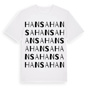 Hansa ordlek t-shirt – ekologisk bomull t-shirt från Pinshirt