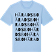 Blue Soul t-shirt med Häradsbo ordlek t-shirt