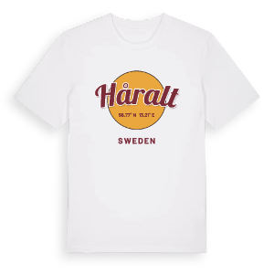 Håralt cirkel t-shirt – ekologisk bomull t-shirt från Pinshirt