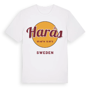 Harås cirkel t-shirt – ekologisk bomull t-shirt från Pinshirt