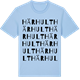 Blue Soul t-shirt med Härhult ordlek t-shirt