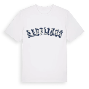 Harplinge college t-shirt – ekologisk bomull t-shirt från Pinshirt
