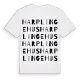 Harplingehus ordlek t-shirt