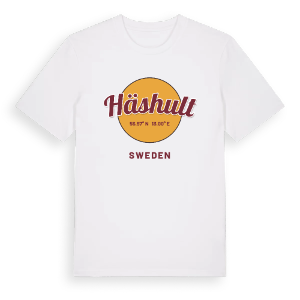 Häshult cirkel t-shirt – ekologisk bomull t-shirt från Pinshirt