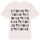 Vintage White t-shirt med Häshult ordlek t-shirt