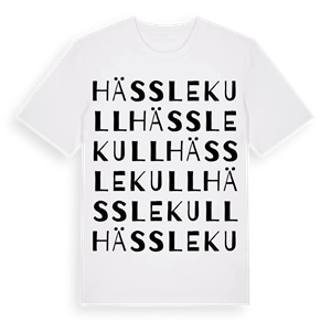 Hässlekull ordlek t-shirt – ekologisk bomull t-shirt från Pinshirt