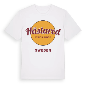 Hästared cirkel t-shirt – ekologisk bomull t-shirt från Pinshirt
