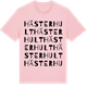 Pink Cotton t-shirt med Hästerhult ordlek t-shirt
