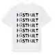 White t-shirt med Hästhult ordlek t-shirt