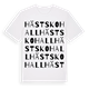 Hästskohall ordlek t-shirt