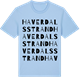 Blue Soul t-shirt med Haverdalsstrand ordlek t-shirt