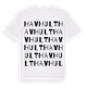 Havhult ordlek t-shirt