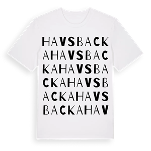 Havsbacka ordlek t-shirt – ekologisk bomull t-shirt från Pinshirt