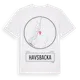 White t-shirt med Havsbacka t-shirt