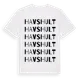 White t-shirt med Havshult ordlek t-shirt