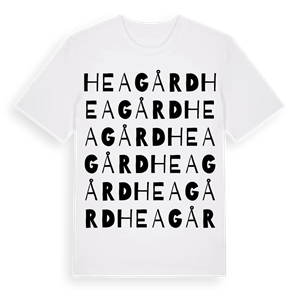 Heagård ordlek t-shirt – ekologisk bomull t-shirt från Pinshirt