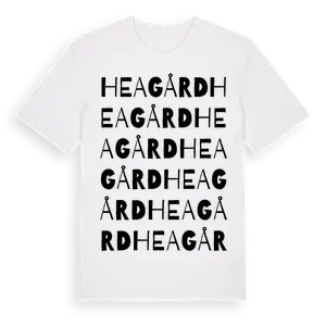 Heagård ordlek t-shirt – ekologisk bomull t-shirt från Pinshirt