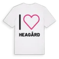 Jag älskar Heagård t-shirt stort tryck