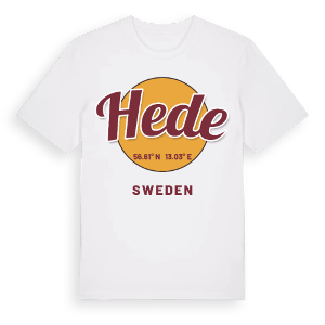 Hede cirkel t-shirt – ekologisk bomull t-shirt från Pinshirt
