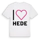 Jag älskar Hede t-shirt stort tryck