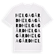 Helgagård ordlek t-shirt