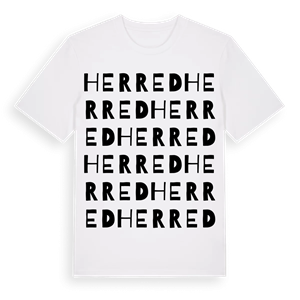 Herred ordlek t-shirt – ekologisk bomull t-shirt från Pinshirt