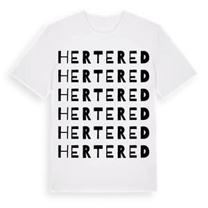 Hertered ordlek t-shirt – ekologisk bomull t-shirt från Pinshirt